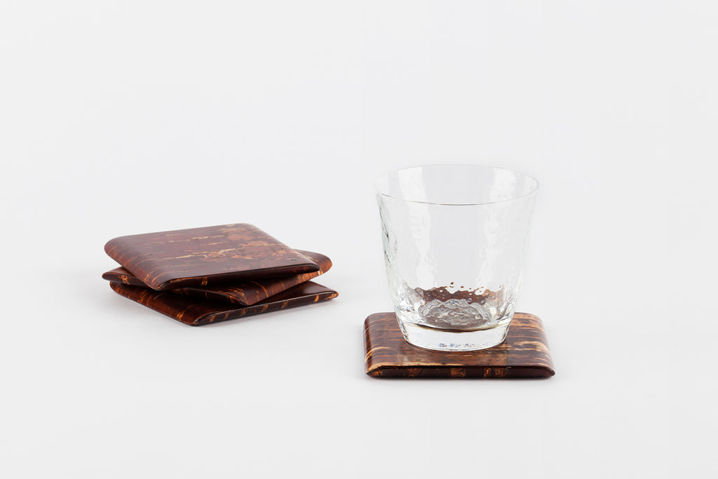 Traditional Japanese Natural Bark Coaster