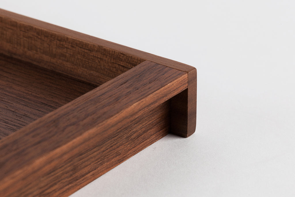 Japanese Walnut Tray, Detail